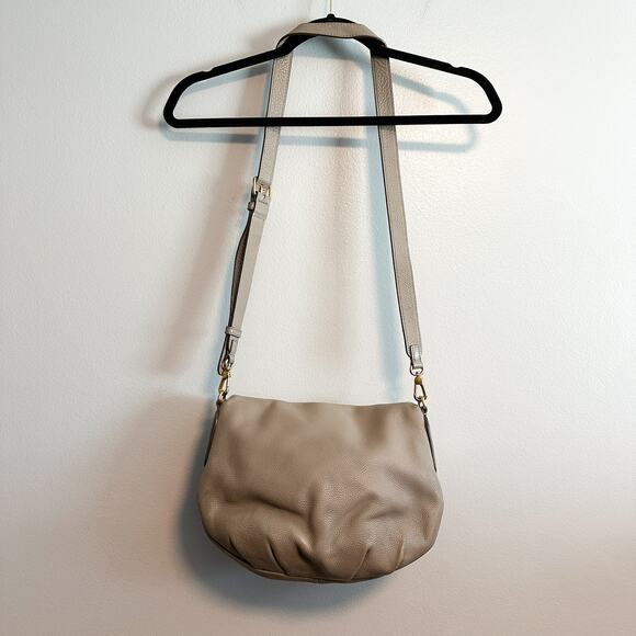 Marc by Marc Jacobs Natasha Leather Crossbody Bag Taupe - Picture 6 of 13